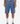 WORSHIP SUPPLIES GLAZED AND CONFUSED CARPENTER JEAN SHORT - SKY HIGH BLUE