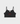 BILLY BONES CLUB BONES RIB CROP - WASHED BLACK