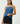 AFENDS WOMENS CAMDEN SEERSUCKER CAMI TOP - MARINA CHECK