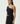 AFENDS WOMENS MARINA SEERSUCKER ONE SHOULDER TOP - BLACK